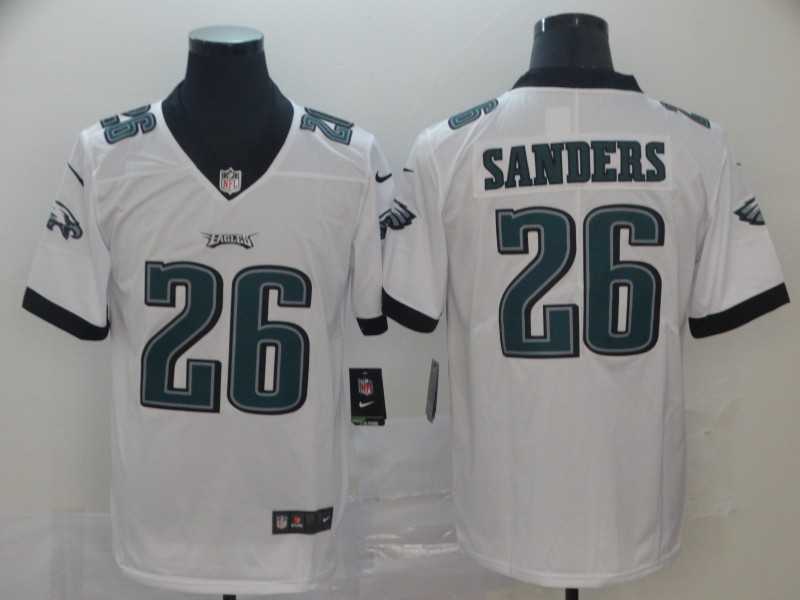 Nike Eagles 26 Miles Sanders White Vapor Untouchable Limited Jersey,We sell and wholesale Nike Eagles 26 Miles Sanders White Vapor Untouchable Limited Jersey on line form chian!